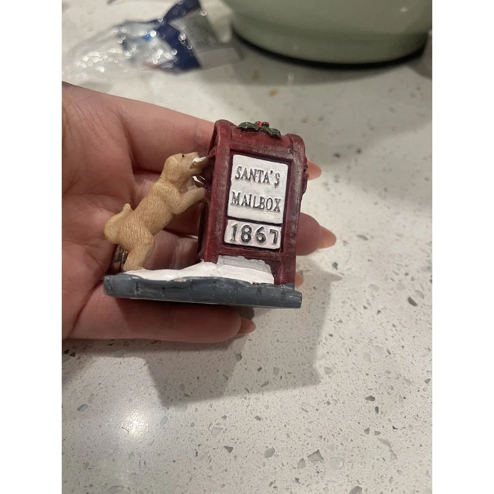 Christmas Puppy Dog Figurine